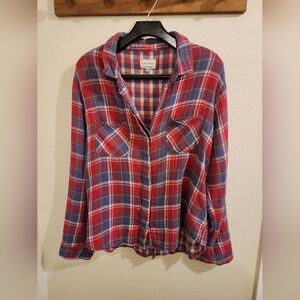 Cotton On Red and Blue Checkered Shirt